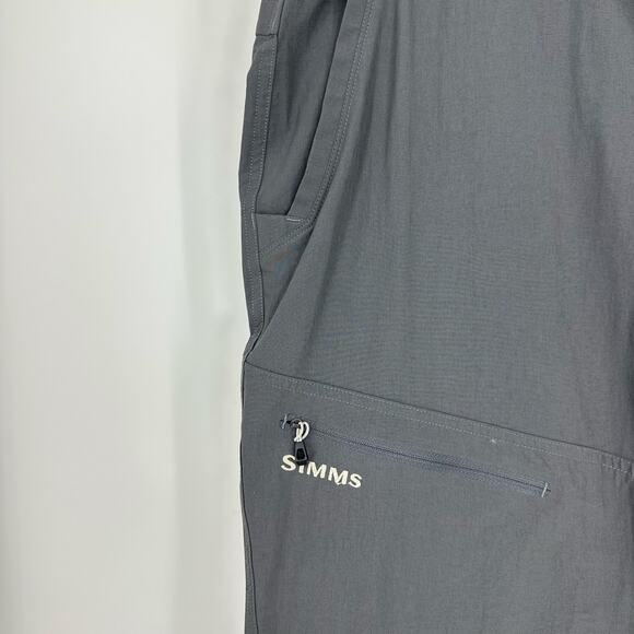 Simms Men’s 2X Guide Fishing Pants in Slate Gray Quick Dry Nylon Outdoor - Picture 4 of 10
